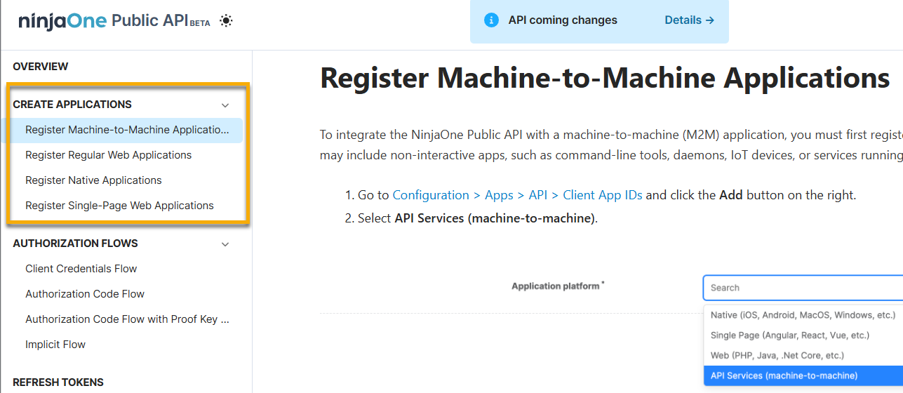 public api 2.0_create applications menu.png